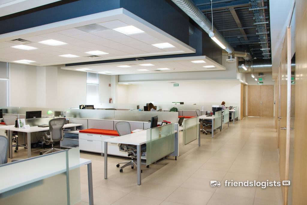 Open plan office ready for an office relocation